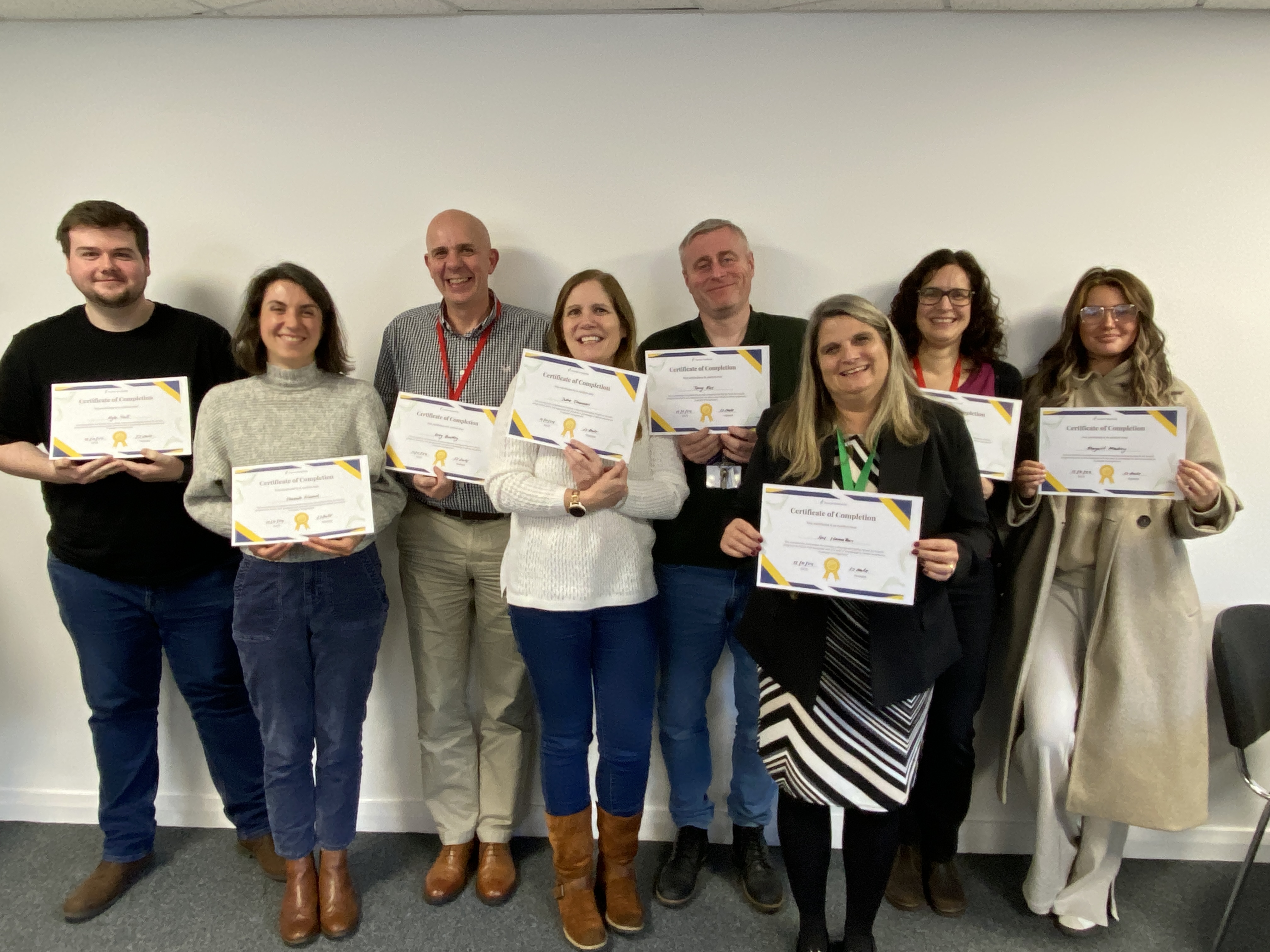 MPFG Stirling cohort 2024 celebrating successful programme completion